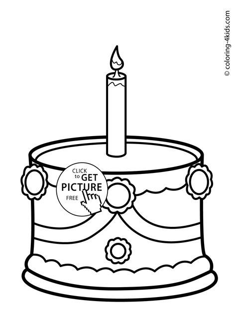 Are you looking for a birthday cake coloring page for your children? Cake Birthday Party Coloring Pages - Birthday cake ...
