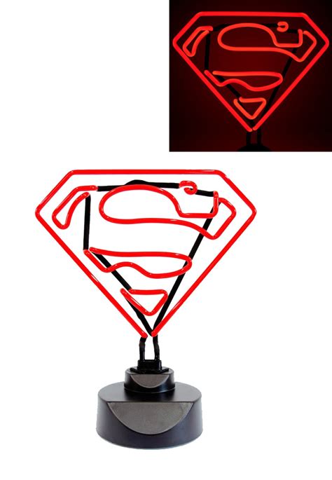 Dc Comics Neon Light Superman 23 X 30 Cm Funko Universe Planet Of