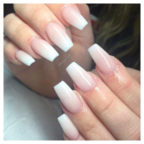 French Ombré Acrylic Nails Ombre Acrylic Nails French Work Beauty