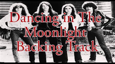 Dancing In The Moonlight Backing Track Youtube