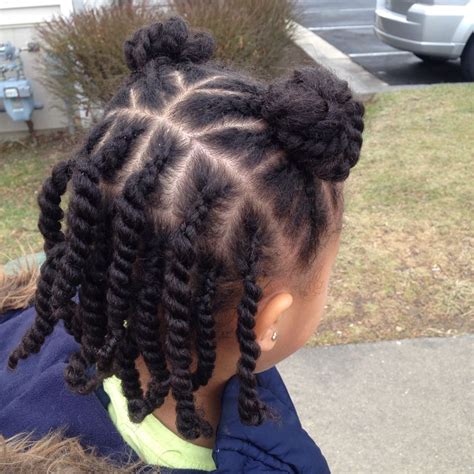 Here's how to style natural hair, short hair, a weave or braids. Natural kids hairstyle | Natural hair styles, Natural ...