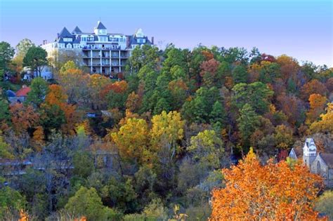 Fall View Of Crescent Hotel In Eureka Springs Arkansas Etsy