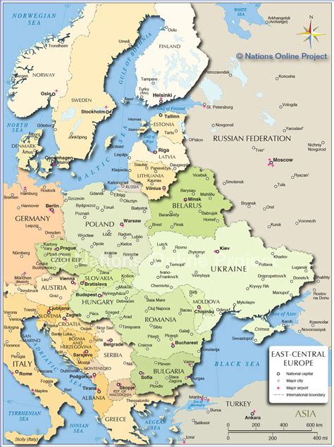 Eastern Europe Map Imgok