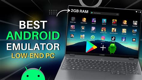 Best Android Emulator For Pc Gaming With Gb Ram No Graphics Card Low End Pc Youtube