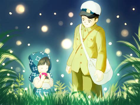 Seita And Setsuko Grave Of The Fireflies Fan Art 44122943 Fanpop