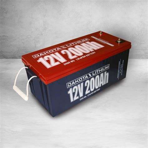 Dakota Lithium 12v 200ah Marine Battery Dl12v200ah With Charger