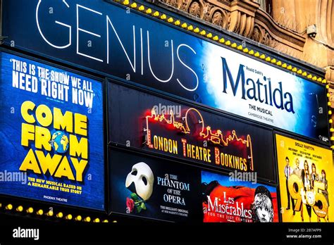 West End Musicals High Resolution Stock Photography And Images Alamy