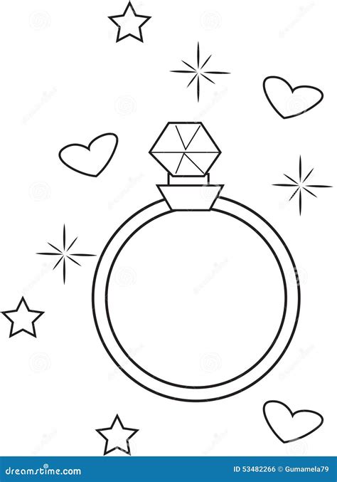 Ring Coloring Pages Printable