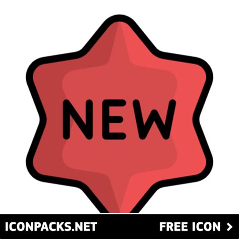 Free New Star Red Badge Svg Png Icon Symbol Download Image