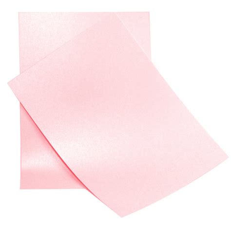 A4 Baby Pink Pearl Paper The Paperbox