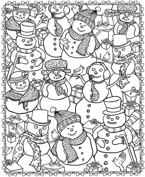 Intricate Christmas Coloring Pages - Coloring Home