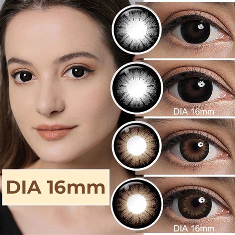 160mm Big Eyes Color Contact Lenses Supersize Black Color Contact Lens