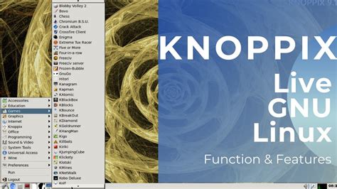Knoppix Live Gnu Linux Function And Features Maximizing The Potential