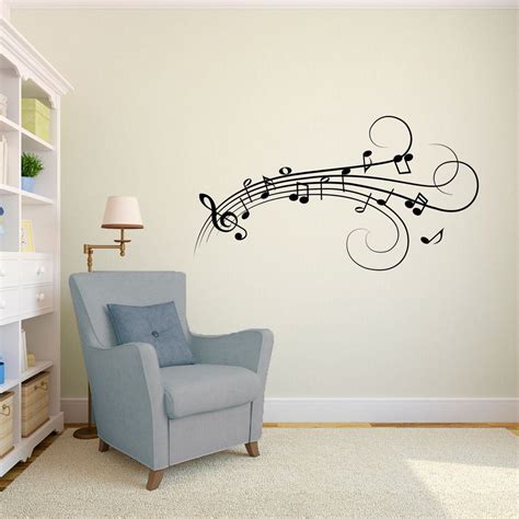 Music Notes Wall Decal Shop Decals Music Wall Art Music Wall