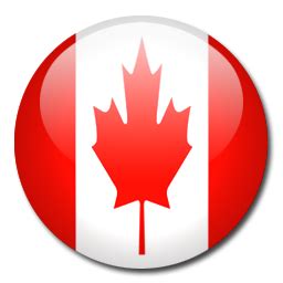 Canada Flag Icon | Download Rounded World Flags icons | IconsPedia