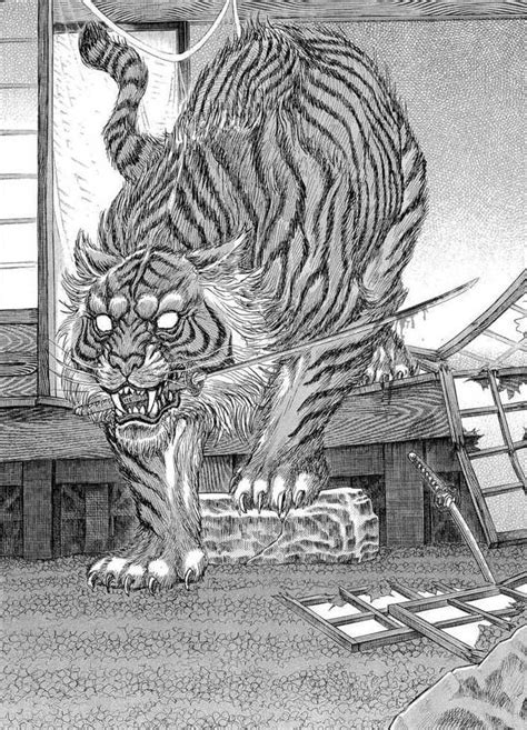 Pin On Anime Tiger Tattoo