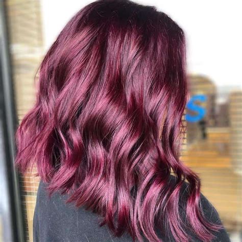 Violet Red Hair With Highlights Red Hair With Highlights Highlights