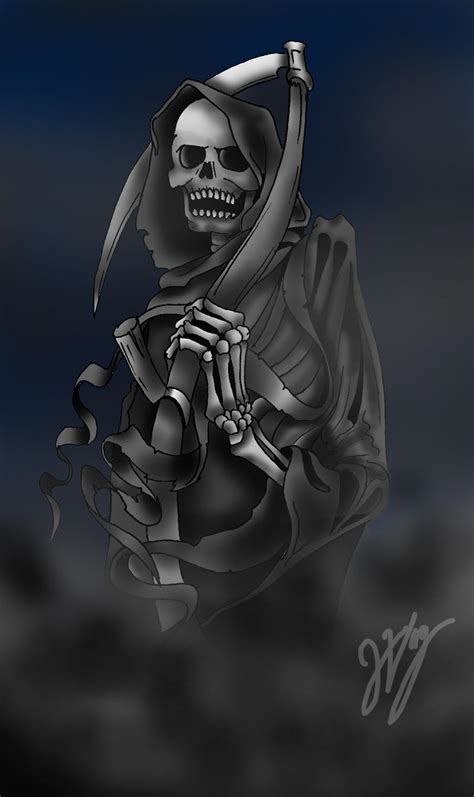 Grim Reaper At The Night By Rogermv On Deviantart