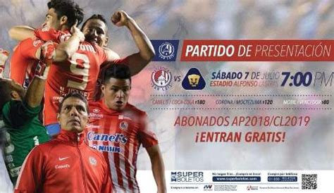 Pumas unam played against atlético de san luis in 1 matches this season. Resultado: Pumas vs Atlético San Luis Hora, Canal, Dónde ...