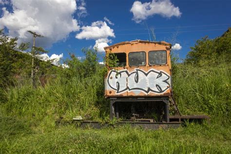 Old Abandoned Railroad Car Stock Image Image Of Cars 206355465