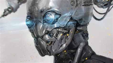 Download High Tech Sci Fi Robot Hd Wallpaper By Long Ouyang