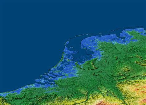 Esa Sea Level Rise In The Netherlands