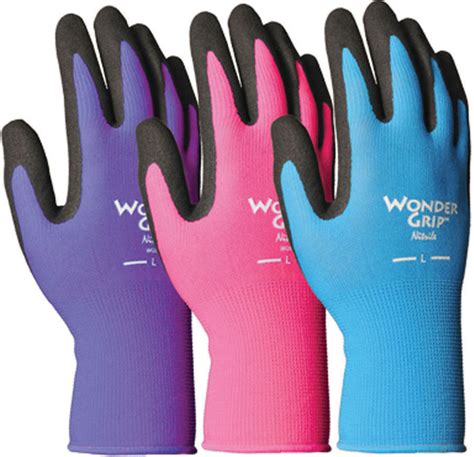 Bellingham Glove Wonder Grip Nice Nimble Garden Gloves Asstd Med 1 Pair