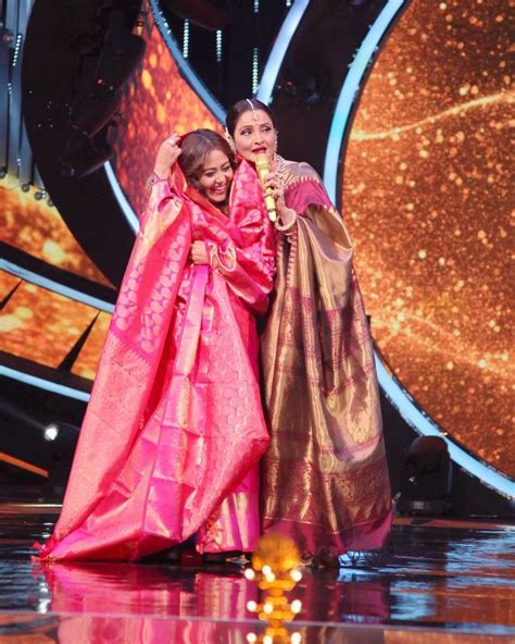 Rekha Gives ‘shaadi Ka Shagun To Neha Kakkar Singer Calls Her ‘beauty Queen Television News