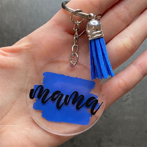 Personalized Keychain Wifey Keychain Name Keychain Mama Etsy