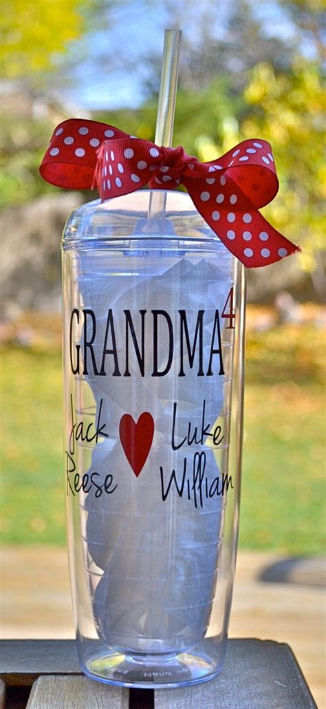 These include only funny and practical gift ideas she'll actually use. Personalized Grandma cup! 20 oz. Orbit tumbler~ Nana ...