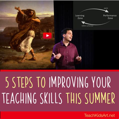 5 Steps To Improving Your Teaching Skills This Summer Teachkidsart