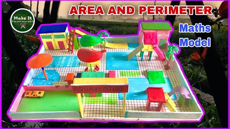 Area And The Perimeter Model For Maths Mathematics Model For Bed