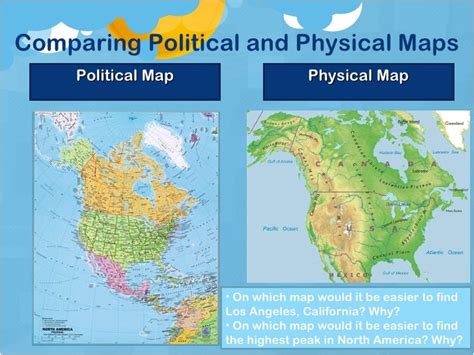 Difference Between Political Map And Physical Map