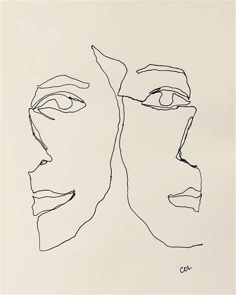 Line drawing face at paintingvalley com explore collection of line. Learn To Draw Faces | Face line drawing, Line art drawings ...