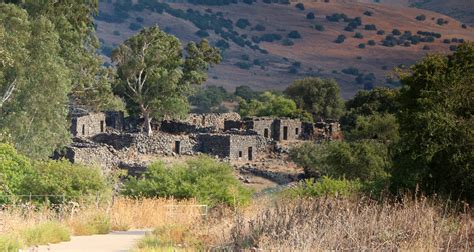 Ancient Ruins At Golan Heights Israel Image Free Stock Photo