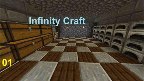 Infinity Craft Episode 1 A Nice Starter Base Youtube