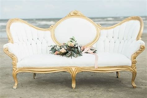 White Velvet Wedding Sofa The Style Bouquet