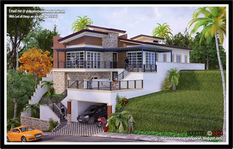 Philippine Dream House Design A House In A Sloping Land