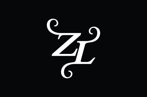 Monogram Zl Logo V Graphic By Greenlines Studios Creative Fabrica