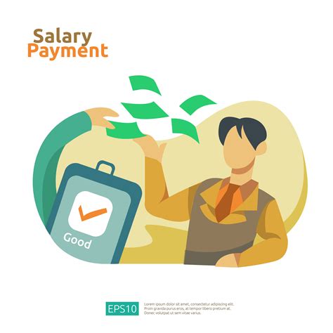 Salary Payment And Payroll Concept 693815 Vector Art At Vecteezy