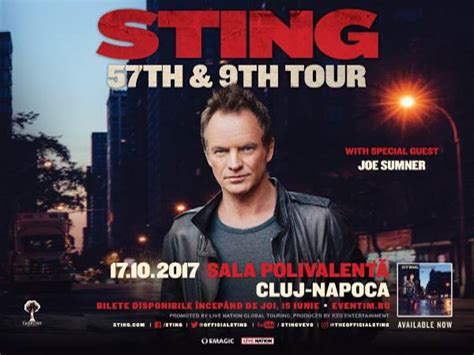 Kolozsváron ad koncertet októberben Sting - Marosvásárhelyi Infó