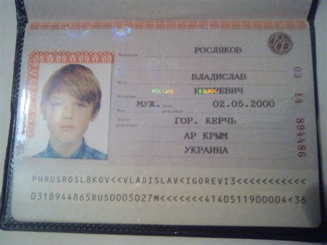 Паспорт Фото Telegraph