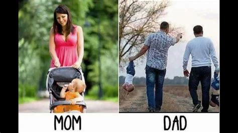 Mom Vs Dad Funny Memes Author Love