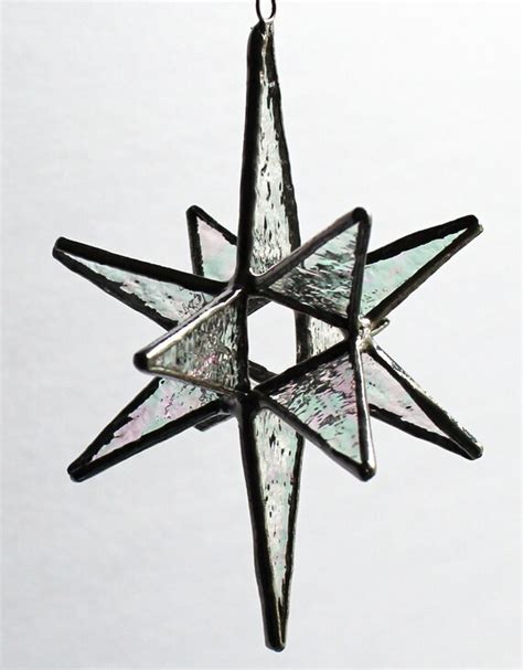 Stained Glass Bethlehem Moravian Star Ornamentsun Catcher