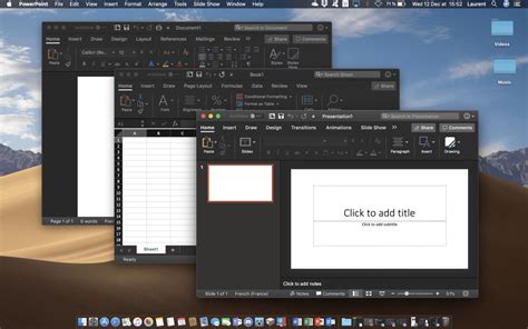 Office 365 For Mac Gains Dark Theme Support On Macos Mojave