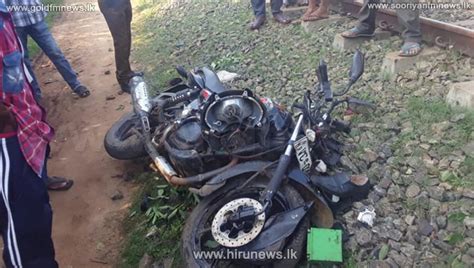 One Injured In Thandikulam Railway Crossing Accident Hiru News