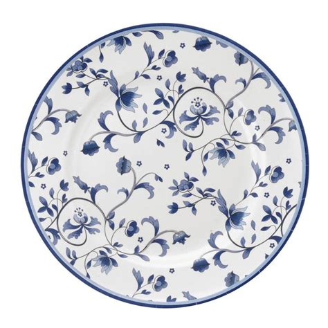 Spode Blue Portofino Set Of 4 Salad Plates Blue And White Dinnerware