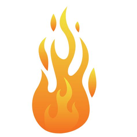 Fire cartoon flame illustration - Transparent PNG & SVG vector file