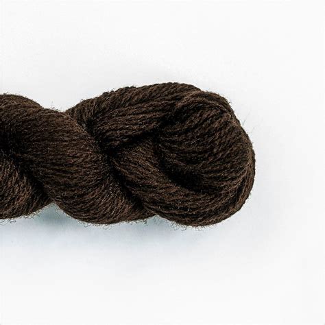 Wool Yarn100 Natural Knitting Crochet Craft Supplies Dark Brown