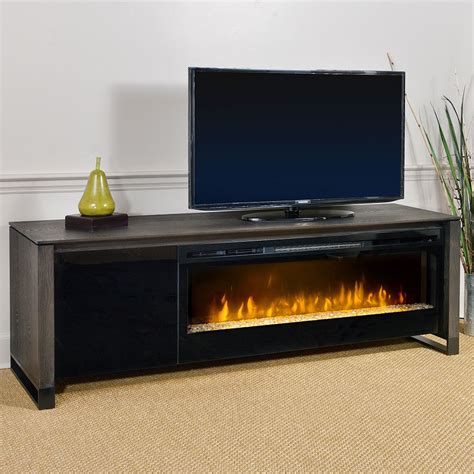 howden weathered espresso electric fireplace  blf